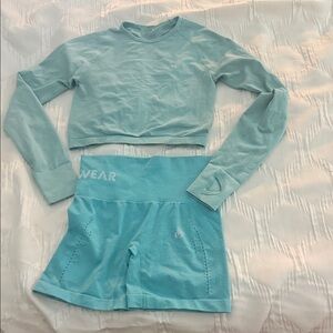 Ryderwear Light Blue Athletic Shorts